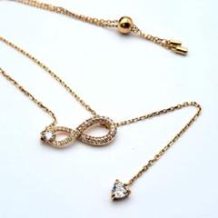 極美品　SWAROVSKI ネックレス　目　モチーフ　イーブルアイ　ゴールド イーブルアイ｜イーブルアイジュエリー
