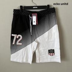 ecko unltd 薄手 ハーフパンツ ホワイトブラック M
