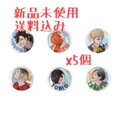 【18％OFF】 ジャンプGIGA ハイキュー 東京遠征2013夏 缶バッジ6種セット x5 ピンズ・ピンバッジ・缶バッジ