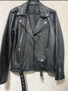 100%本物 ルイスレザー ライダースジャケット 【最終セール】鋲ジャン ロンジャン スタッズ - ライダースジャケット