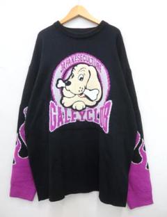 美品 GALFY ガルフィー 燃えるわんわんセーター