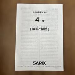 2025年最新】sapix 3年生の人気アイテム - メルカリ