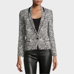 新品ZADIG＆VOLTAIREDELUXE定価54000レオパード　ジャケット 新品ZADIG＆VOLTAIREDELUXE定価54000レオパード ジャケット