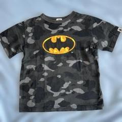 Bape kidsバットマン カモフラージュ Tシャツ140