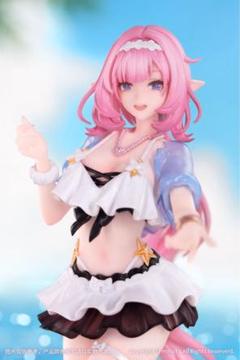 崩壊3rd　エリシア　ガレキ塗装済み　完成品 塗装済み完成品 1/7 崩壊3rd エリシア ピンクのメイドさん♪Ver