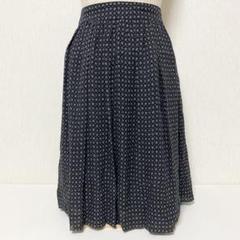 【美品】BURBERRY LONDON バーバリー シルクスカート 44 BURBERRY - BURBERRY LONDON バーバリーロンドン フレアスカート