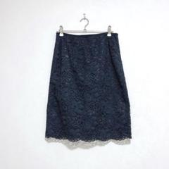 GALLARDAGALANTE♡総レースひざ丈タイトスカート バックジップ 38