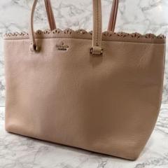 kate spade ケイトスペード カットワーク 本革 レザー トートバッグ