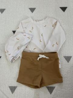 【美品】バナナ　黄色水着ラッシュガード