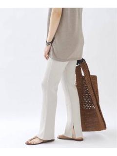 plage 【CALUX/キャラクス】SLIT RIB パンツ