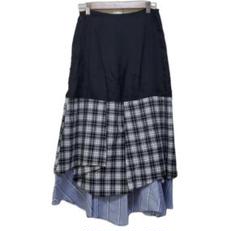 ENFOLD PLEATS JUMPER-SKIRT BL36 - メルカリ