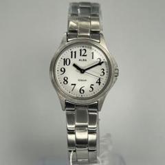 新品未使用 SEIKO ALBA アルバ 全数字文字盤 電池交換済