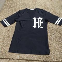 GOOD　MEN　WEAR　ハーフスリーブ　VネックＴシャツ　ブラック