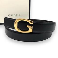良品　GUCCI ロゴバックル　リザード　黒色　ベルト　アクセサリーベルト 良品 GUCCI ロゴバックル リザード 黒色 ベルト アクセサリーベルト