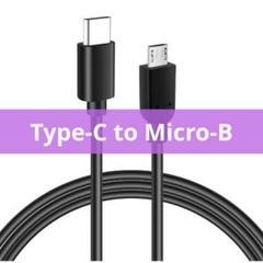 Type-C Micro-B 充電ケーブル 1.5m 高速データ転送