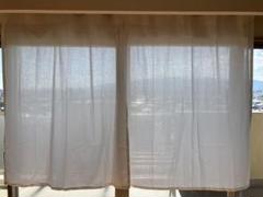 【無印良品】100×135 綿洗いざらしノンプリーツカーテン