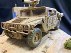 M-1036 ハンヴィー　U.S. M-1036　ミリタリー　ジオラマ M-1036 ハンヴィー U.S. M-1036 ミリタリー ジオラマ - メルカリ