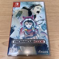ANONYMOUS CODE　アノニマス　コード　スイッチ