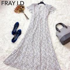 FRAY I.D　フレイアイディー　ワンピース　花柄　シフォン　Aライン　トロ感 FRAY I.D フレイアイディー ワンピース 花柄 シフォン Aライン