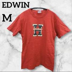 エドウィン Tシャツ ヴィンテージ アメリカ（USA）製 レッド アメカジ ロゴ