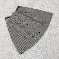 新品 『Jocomomola』 （40） フレアスカート コットン ストライプ