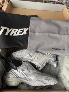 【希少サイズ】BALENCIAGA TYREX 41 シルバー タイレックス 関税込 BALENCIAGA TYREX タイレックススニーカー シルバー