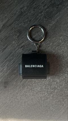 【美品】BALENCIAGA キーホルダー ブラック 極美品 BALENCIAGA バレンシアガ ミニ シティ キーホルダー