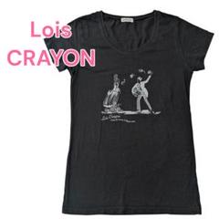 Lois CRAYON 半袖ShowTシャツ　黒　Мサイズ