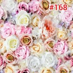 残６☆#168☆特価再販 綿 3D 立体 薔薇 花柄プリント 生地 輸入生地のサムネイル