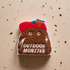 【即完売品】アウトドアモンスター　モフモフワッペン