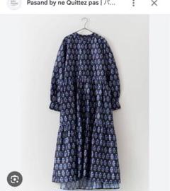 極美品✨ヌキテパ パッチワーク シャツワンピース マキシ丈 花柄 M 2023 極美品✨ヌキテパ パッチワーク シャツワンピース マキシ丈 花柄