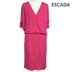 ESCADA SPORT エスカーダ ドルマン ブラウジング ワンピース ピンク ESCADA SPORT エスカーダ ドルマン ブラウジング ワンピース