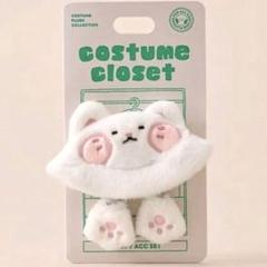 SHOOKY 白猫 キャット ぬいぐるみ　BT21 CAT DAY シリーズ BT21 CAT DAY シリーズ 2/14～発売(公式オンラインストア)