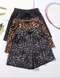 新品未使用 レオパード柄ショートパンツ 1枚