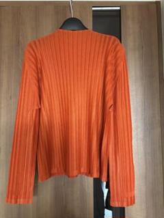 PLEATS PLEASE オレンジ プリーツ長袖トップス PLEATS PLEASE オレンジ プリーツ長袖トップス - メルカリ