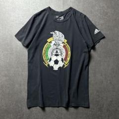 adidas サッカー　FIFA メキシコサッカー連盟　エンブレム　グレー　S
