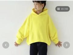 antiqua toy 150フーディ　パーカー　プルオーバー　黄色　イエロー