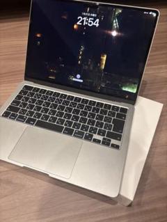 【極美品】 Apple MacBookAir M3 16GB SSD256GB ◎極美品 Apple MacBook Air 13インチ, M3, 2024 シルバー 16GB