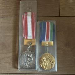 バレーボール　銀メダルと金メダル