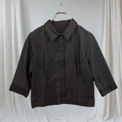 ジャンニロジュディチェ ジャケット シャツ ショート丈 前開き シンプル 36