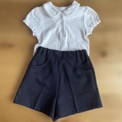 ブラウス+キュロットパンツ