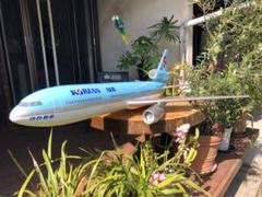 KOREAN AIR ❣️レア❣️木製 非売品 大型 151cm 飛行機 模型