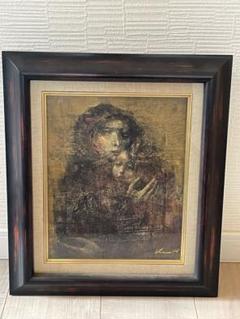 50万円で購入！　作者不明　絵画　額付き 50で購入！ 作者不明 絵画 額付き