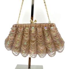 【超美品　未使用級】　ROPE ビーズバッグ　ショルダー