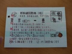 使用済み　新幹線割引自由席特急回数券半券　小倉〜博多　昭和レア 使用済み 新幹線割引自由席特急回数券半券 小倉〜博多 昭和レア