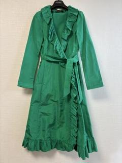 DOLCE & GABBANA グリーンラップコート