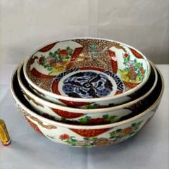 古伊万里　蝶大鉢　D109 古伊万里 蝶大鉢 D109
