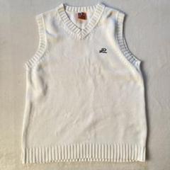 PIKO ピコ 160㎝ ベスト 白ホワイト 刺繍ロゴ piko