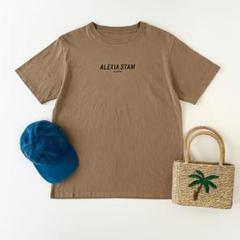 ®️　Alexia Stam ピンク Tシャツ 半袖 ALEXIA STAM（Tシャツ(半袖/袖なし) ・ ピンク/桃色系）のフリマ