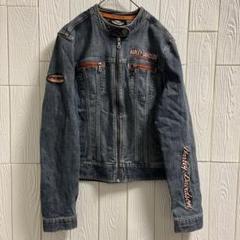 510 Harley-Davidson デニムジャケットL刺繍ワッペン